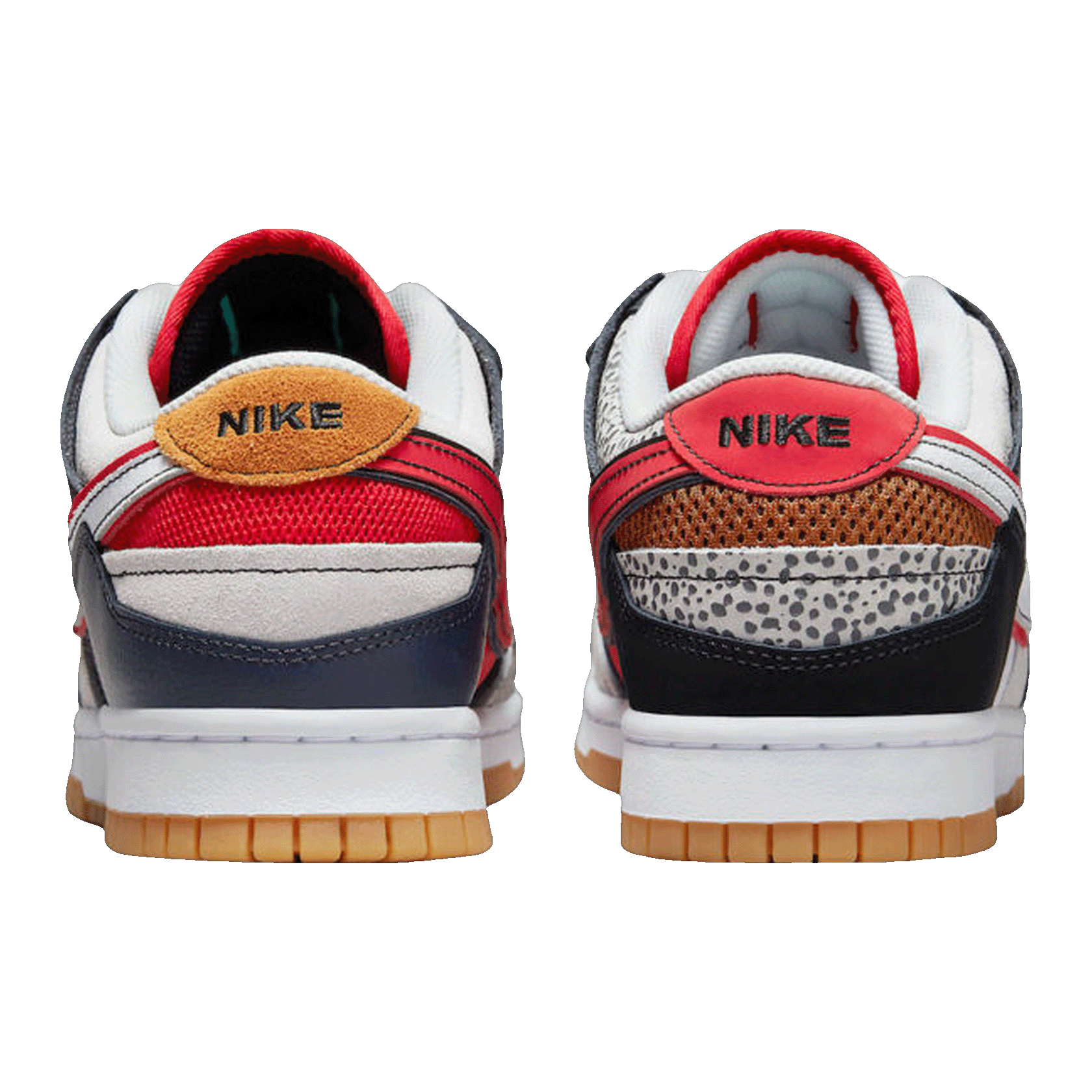 Nike Dunk Low Scrap Black Grey University Red DN1775-001