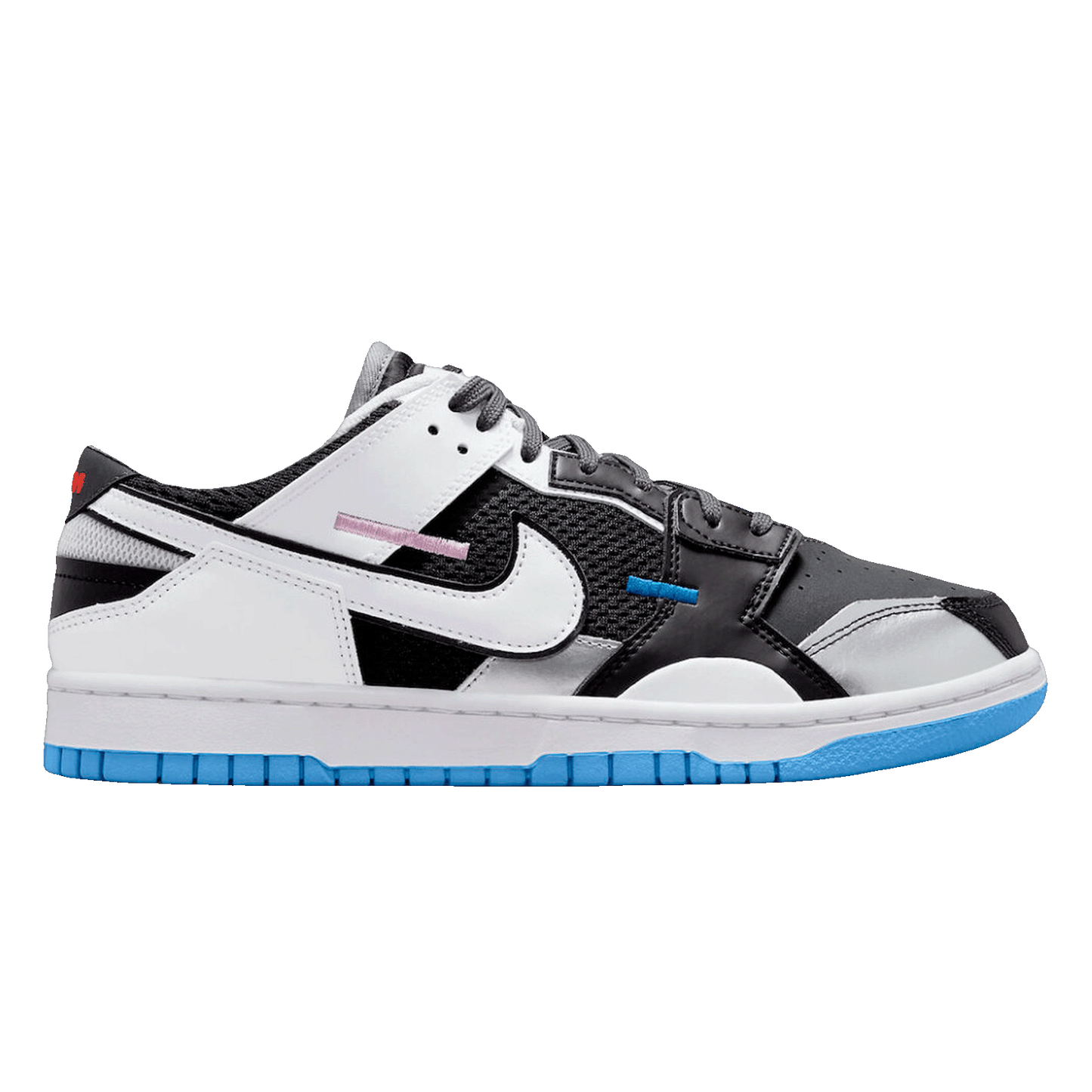 Nike Dunk Low Scrap Black Neutral Grey University Blue White DN5381-001