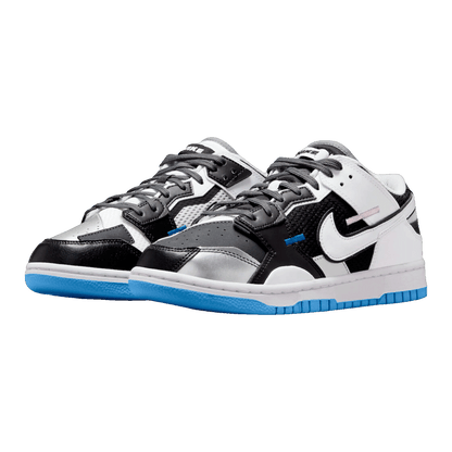 Nike Dunk Low Scrap Black Neutral Grey University Blue White DN5381-001