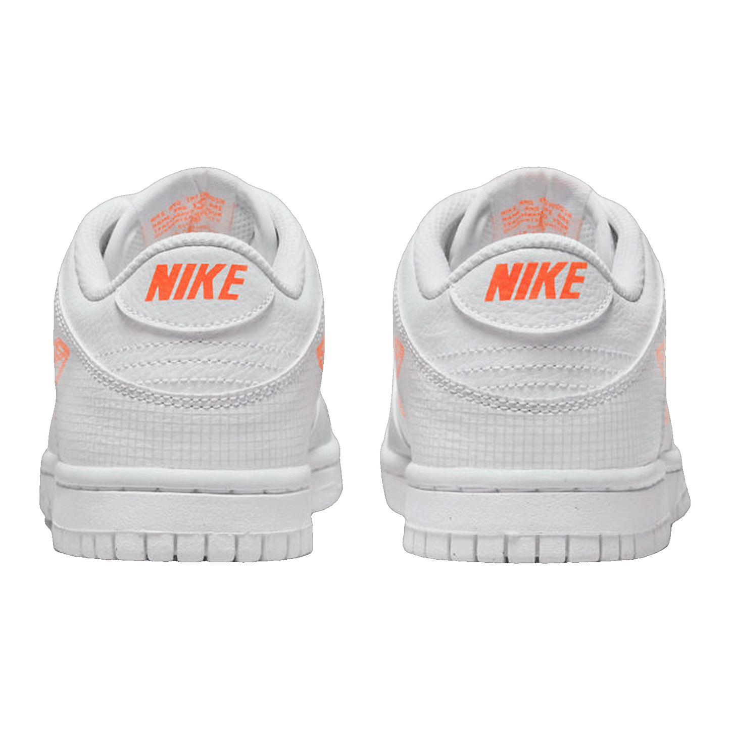 Nike Dunk Low SE 3D Swoosh Pure Platinum Total Orange (GS) DR0171-100