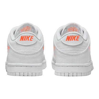 Nike Dunk Low SE 3D Swoosh Pure Platinum Total Orange (GS) DR0171-100