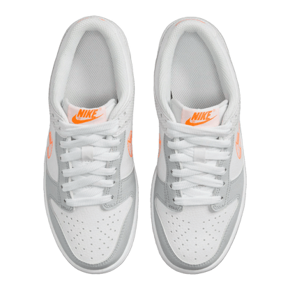 Nike Dunk Low SE 3D Swoosh Pure Platinum Total Orange (GS) DR0171-100