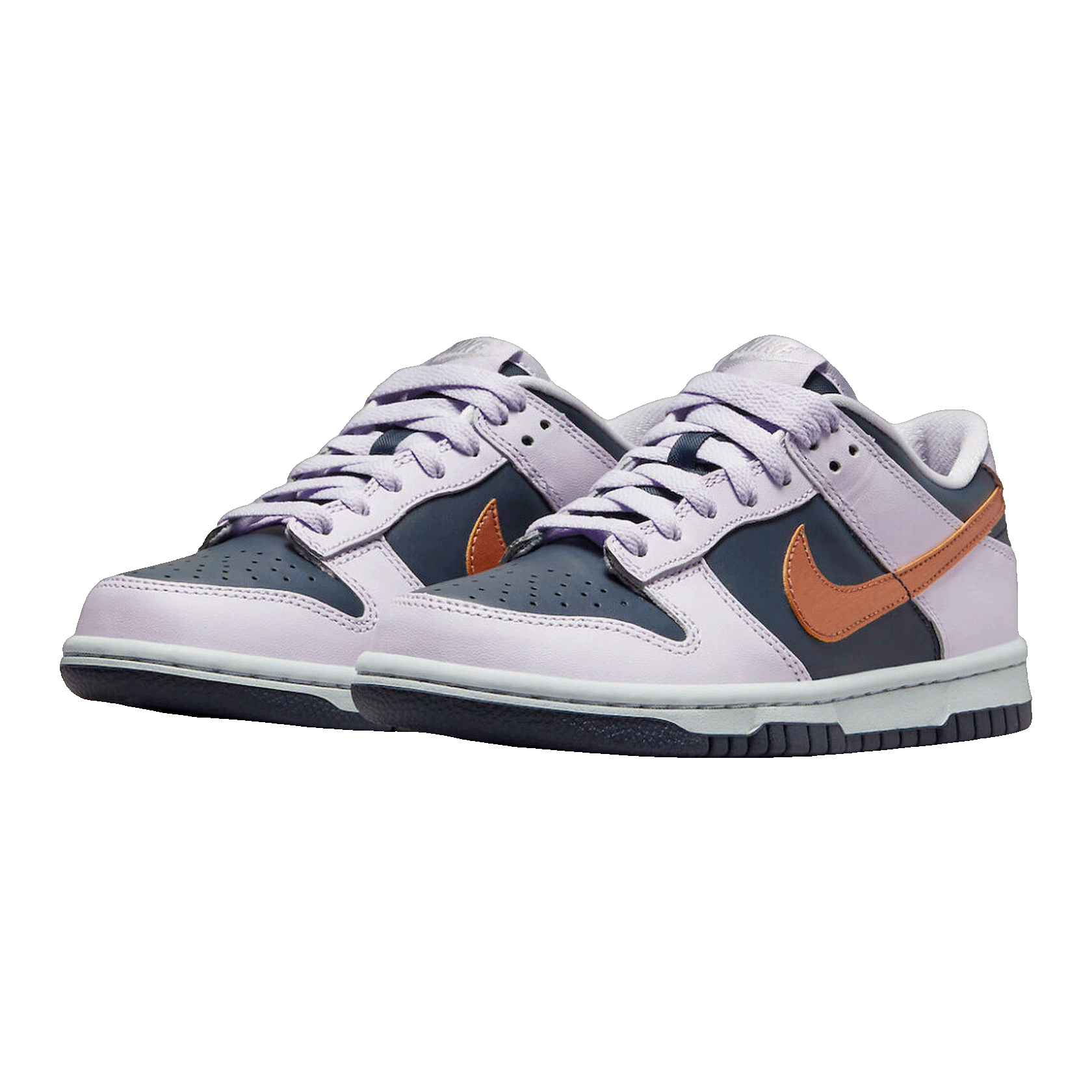 Nike Dunk Low SE Copper Swoosh (GS) Side DX1663-400