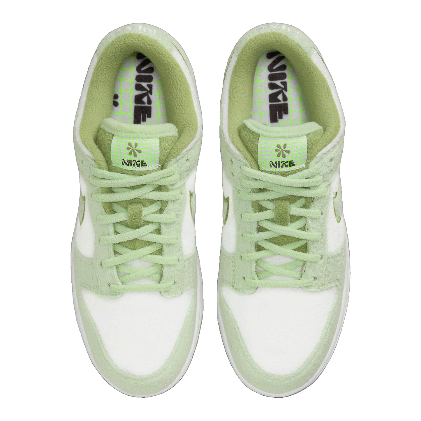 Nike Dunk Low SE Fleece Pack Honeydew (W) Oben DQ7579-300