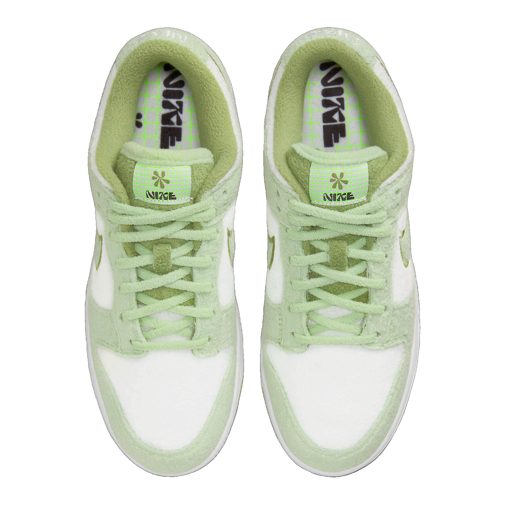 Nike Dunk Low SE Fleece Pack Honeydew (W) Oben DQ7579-300
