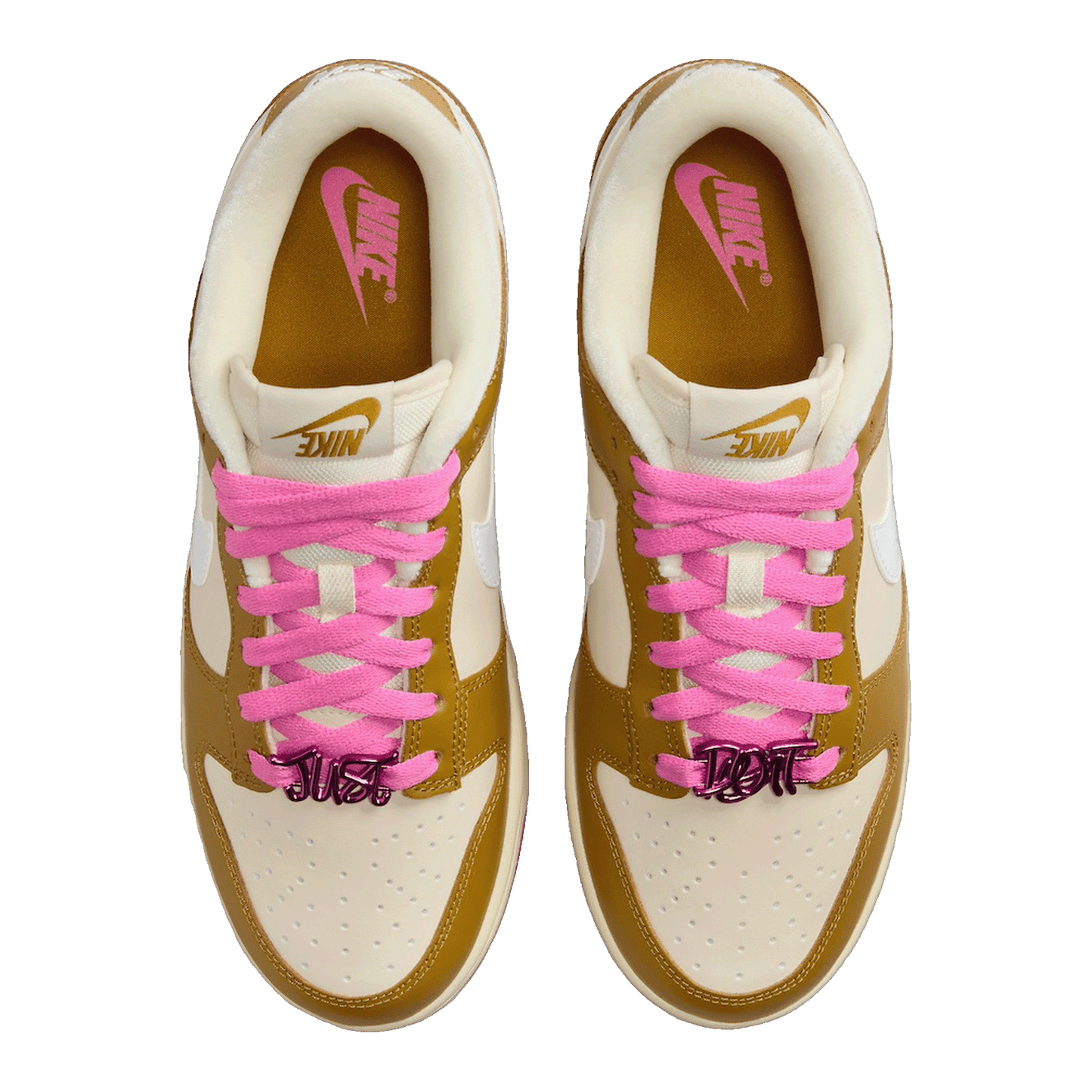 Nike Dunk Low SE Just Do it Bronzine Pink (W) FD8683-700
