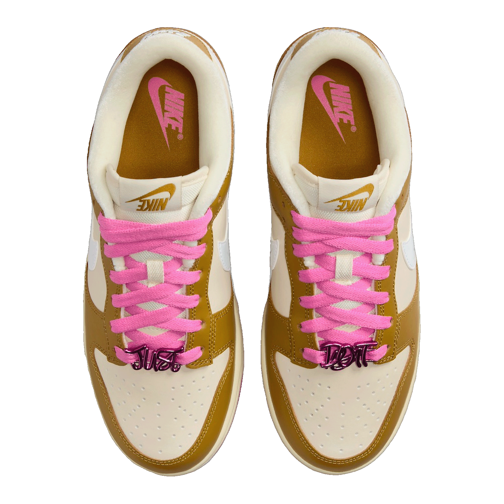 Nike Dunk Low SE Just Do it Bronzine Pink (W) FD8683-700