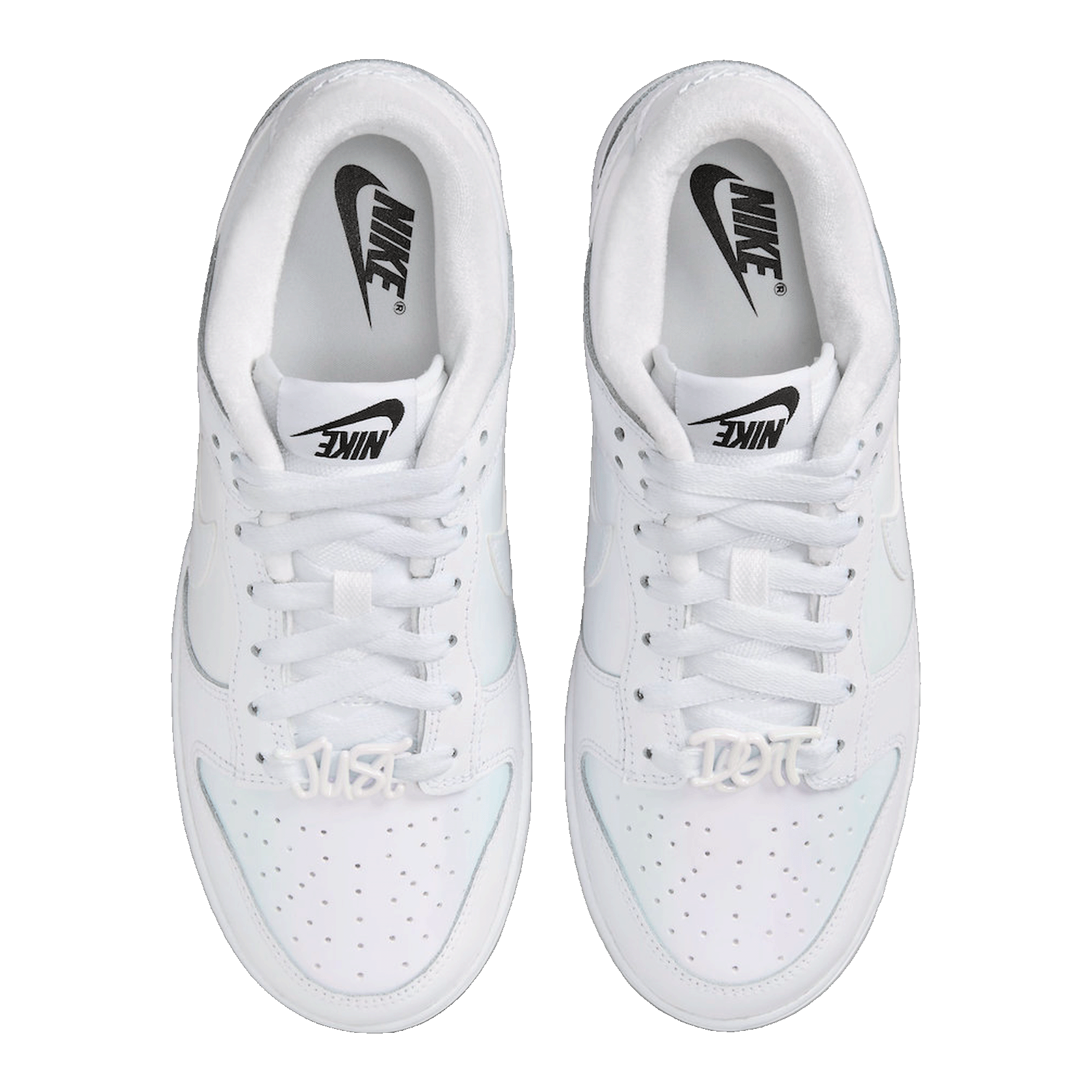Nike Dunk Low SE Just Do It White Iridescent (W) FD8683-100