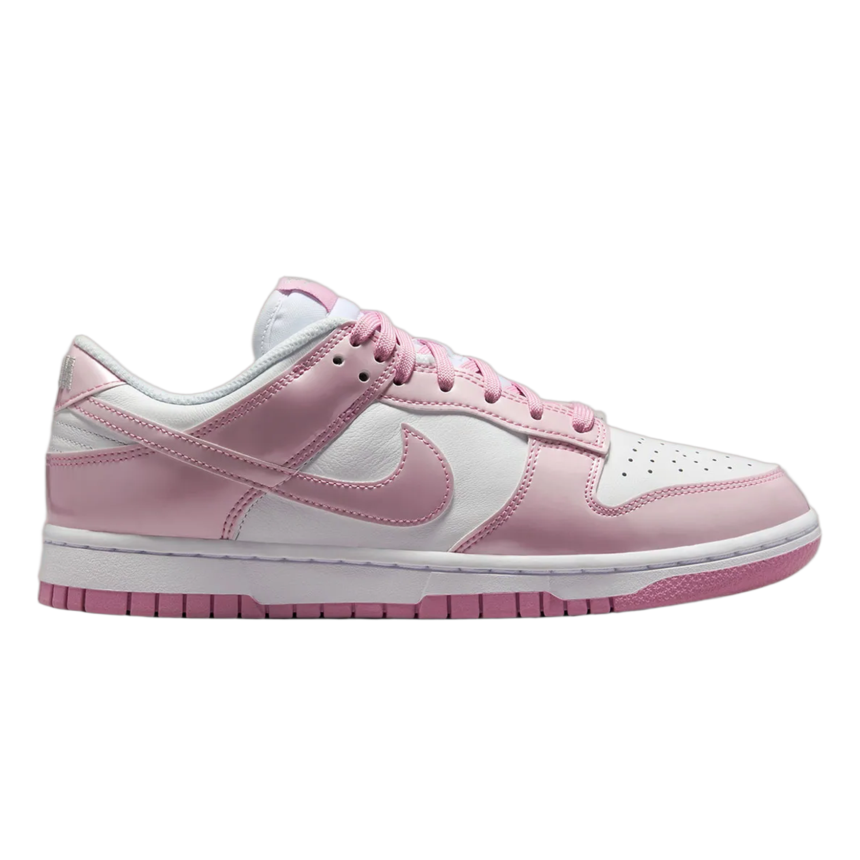 Nike Dunk Low SE Patent White Pink Rise (W) IV5104-100