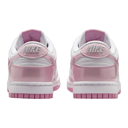 Nike Dunk Low SE Patent White Pink Rise (W) Back IV5104-100