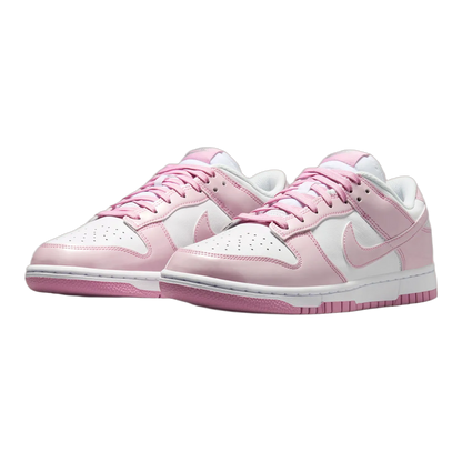Nike Dunk Low SE Patent White Pink Rise (W) Side IV5104-100
