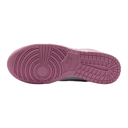 Nike Dunk Low SE Patent White Pink Rise (W) Sohle IV5104-100