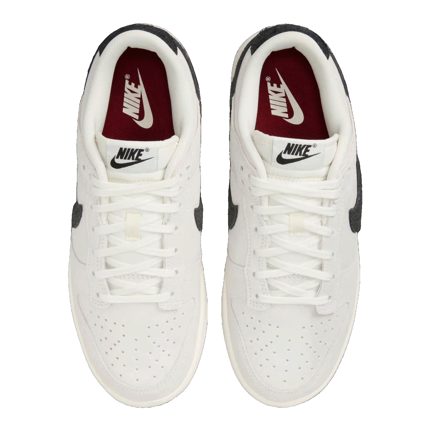 Nike Dunk Low SE White Black Team Red (W) HQ3502-100
