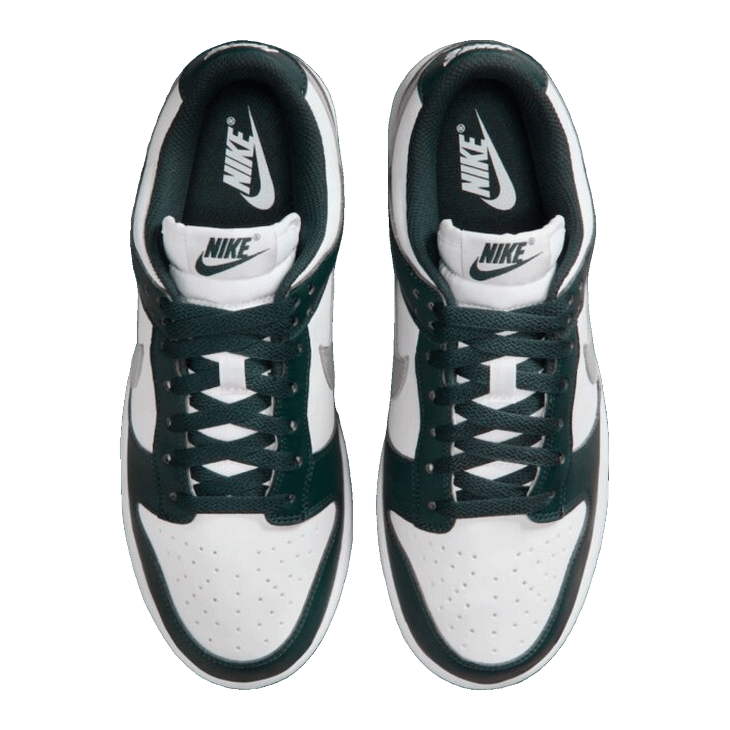 Nike Dunk Low Seaweed Metallic Silver (W) Oben IO7450-364