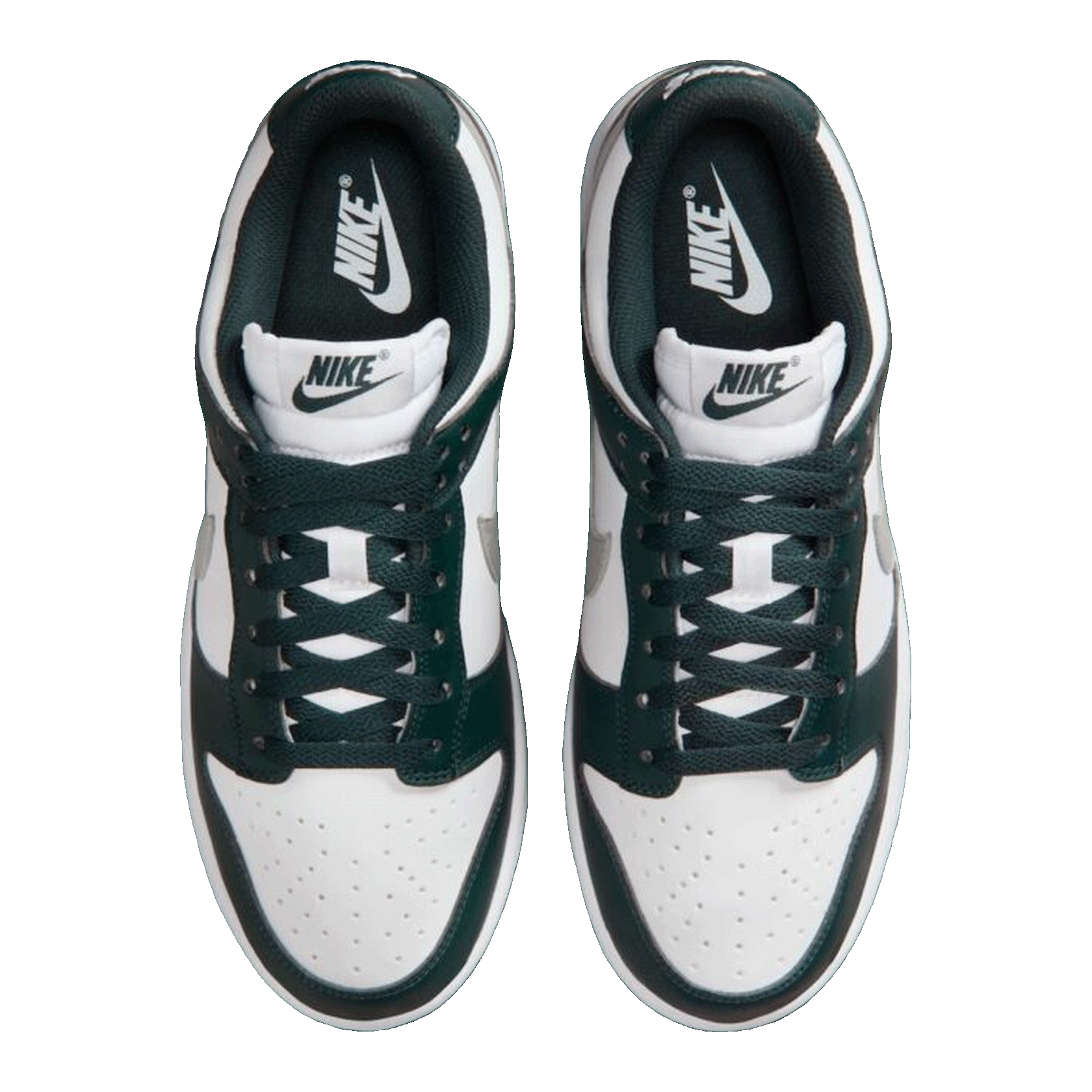 Nike Dunk Low Seaweed Metallic Silver (W) Oben IO7450-364
