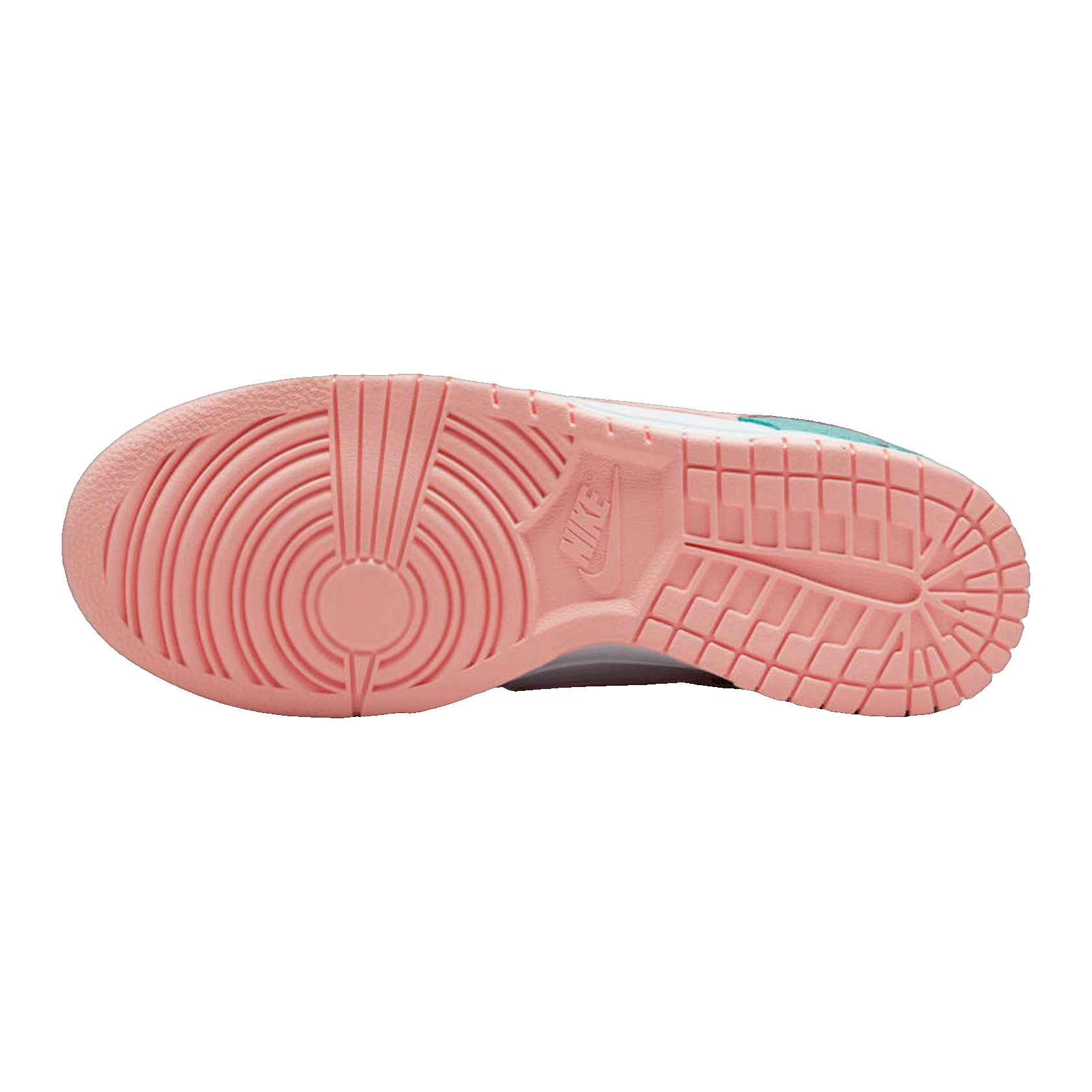 Nike Dunk Low Snakeskin Washed Teal Bleached Coral Sohle DR8577-300