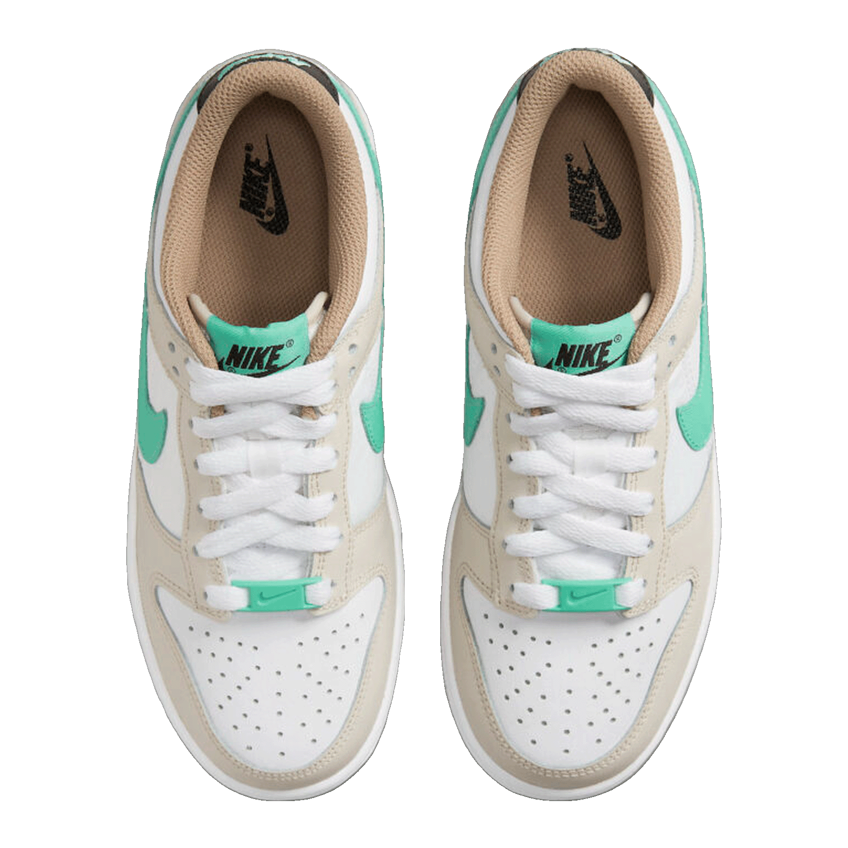 Nike Dunk Low Split Seam White Tan Mint (GS) DX6063-131