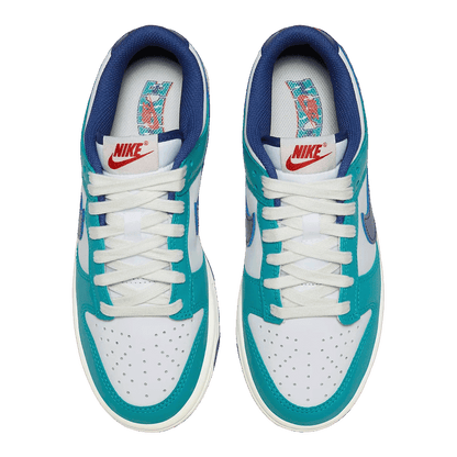 Nike Dunk Low Teal Nebula Deep Royal (W) Oben FQ6870-141