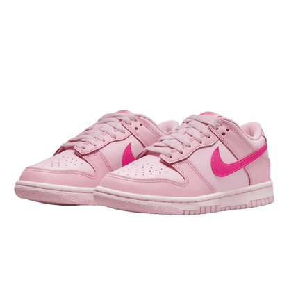 Nike Dunk Low Triple Pink (GS) Side