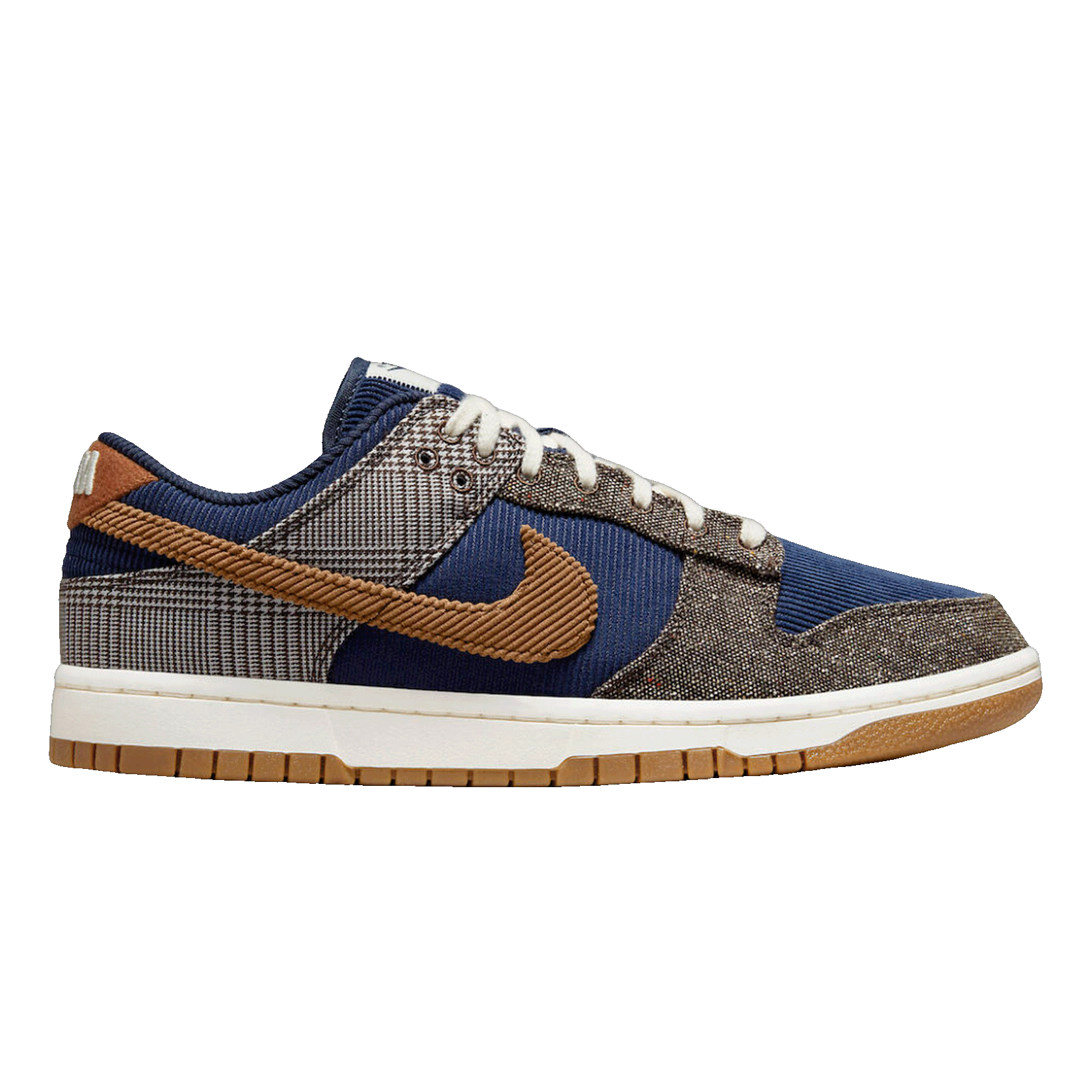 Nike Dunk Low Tweed Midnight Navy Corduroy FQ8746-410