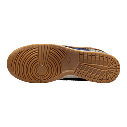 Nike Dunk Low Tweed Midnight Navy Corduroy Sohle FQ8746-410