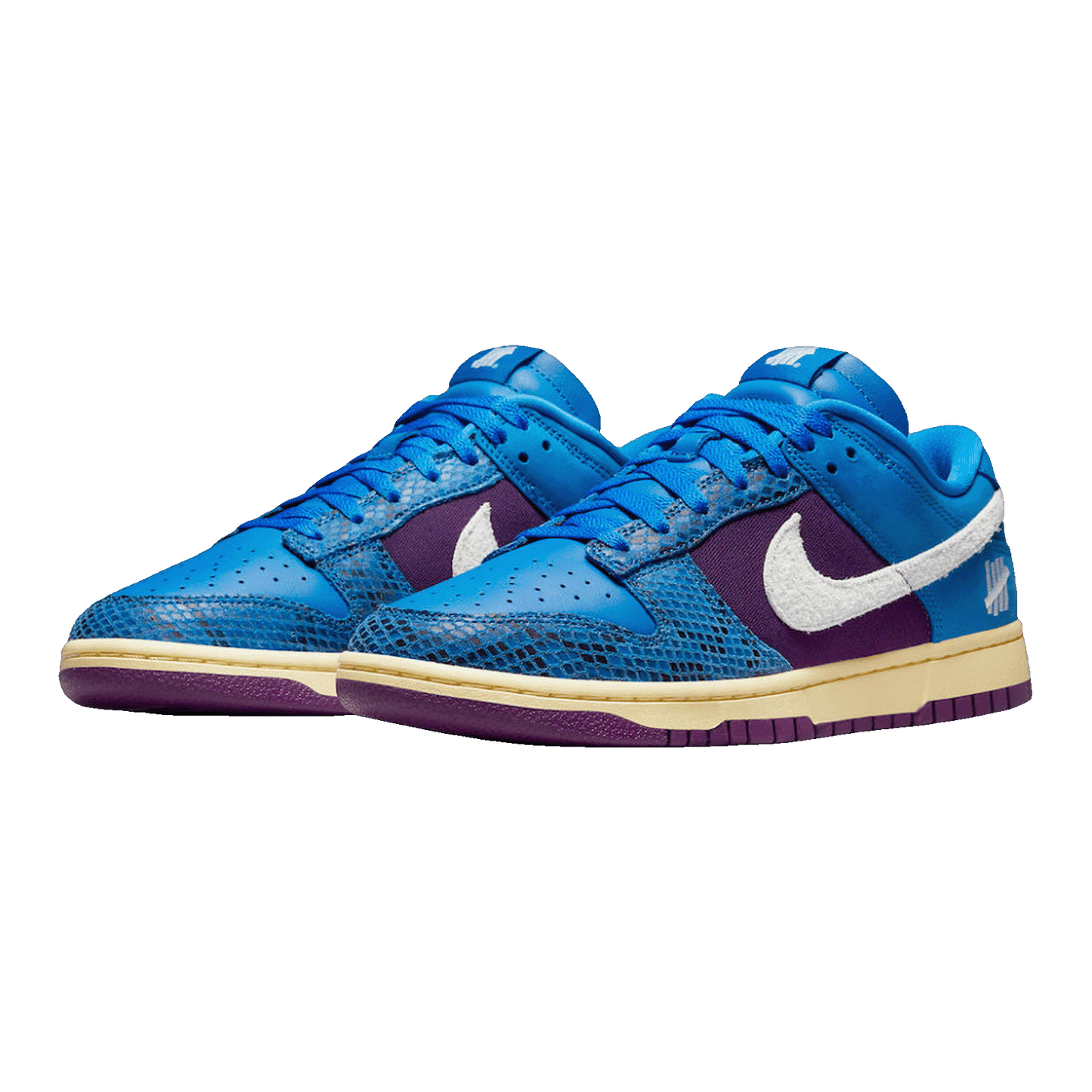 Nike Dunk Low Undefeated 5 On It Dunk vs. AF1 Side DH6508-400