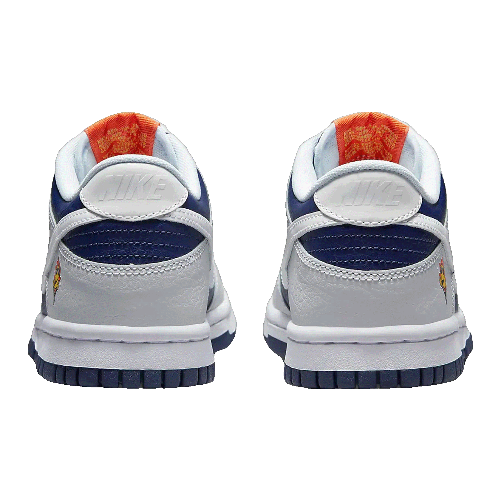 Nike Dunk Low UV Reactive Photon Dust Midnight Navy (GS) Back FN6968-025