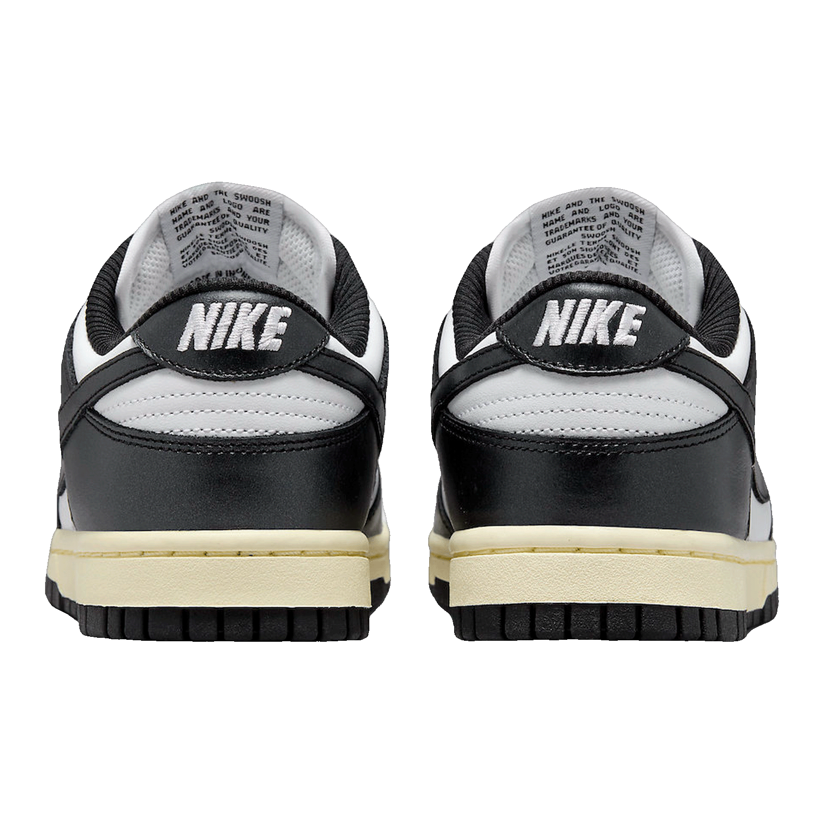 Nike Dunk Low Vintage Panda (W) Back FQ8899-100