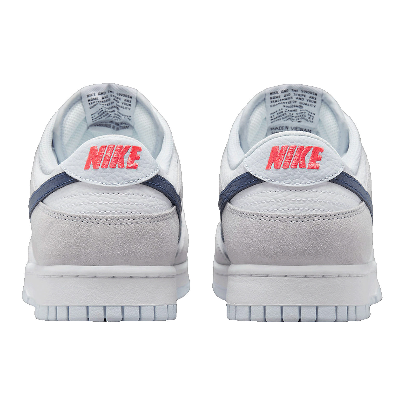 Nike Dunk Low White Grey Navy Aqua Mini Swoosh FJ4227-001
