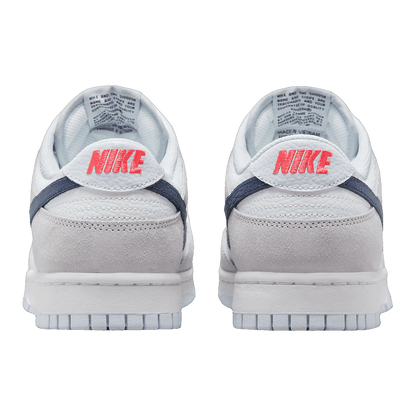 Nike Dunk Low White Grey Navy Aqua Mini Swoosh FJ4227-001