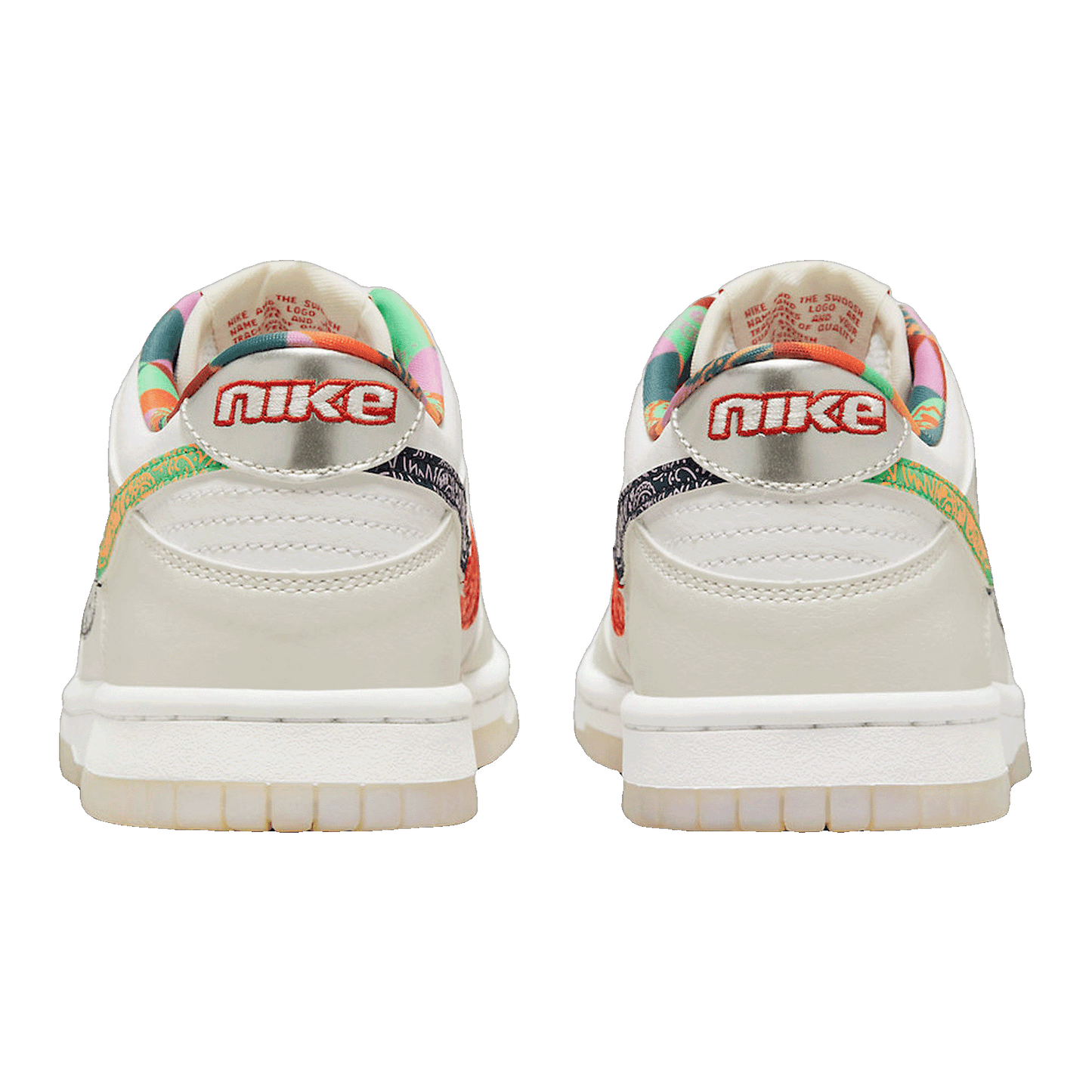 Nike Dunk Low White Multi-Color Paisley (GS) FN8913-141