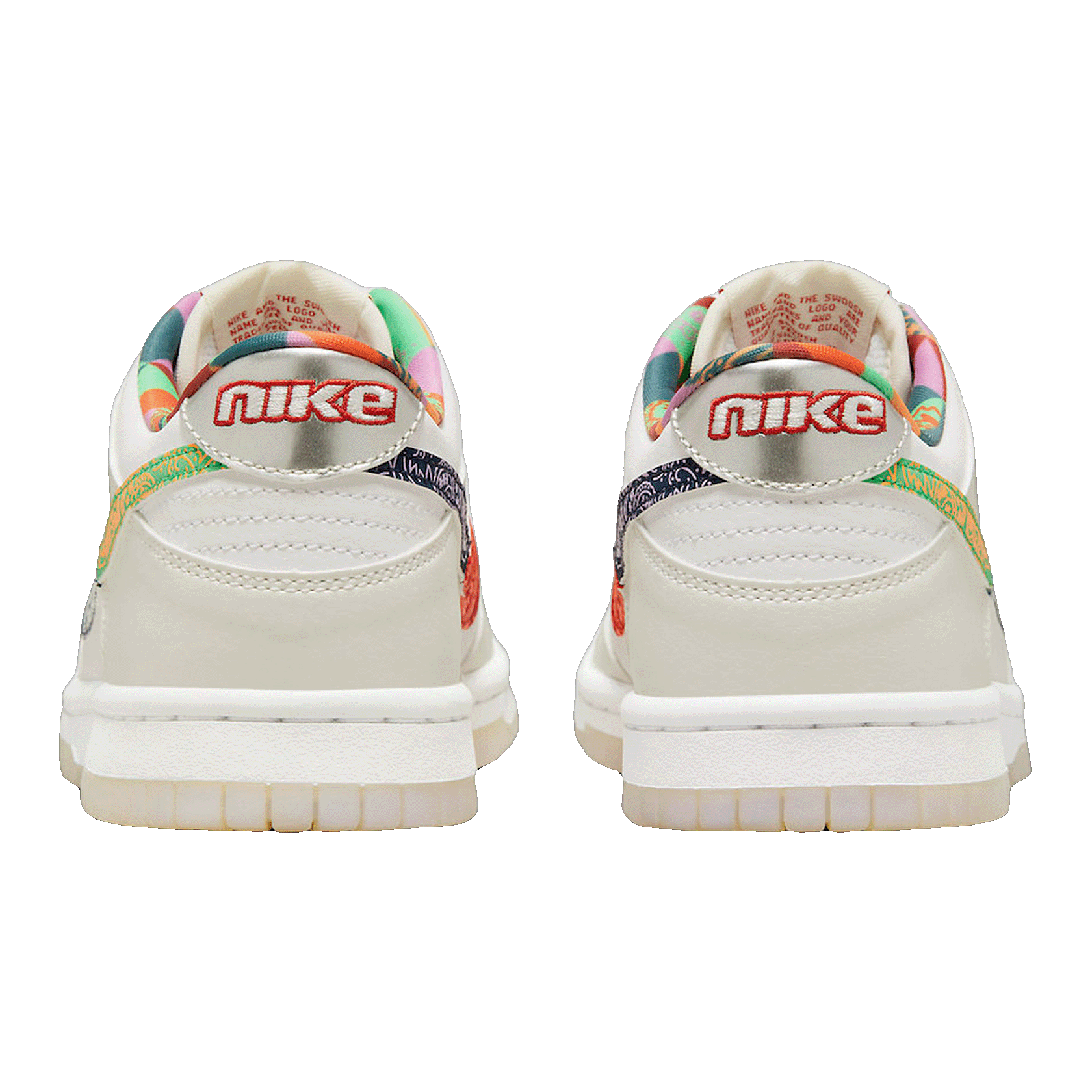 Nike Dunk Low White Multi-Color Paisley (GS) FN8913-141