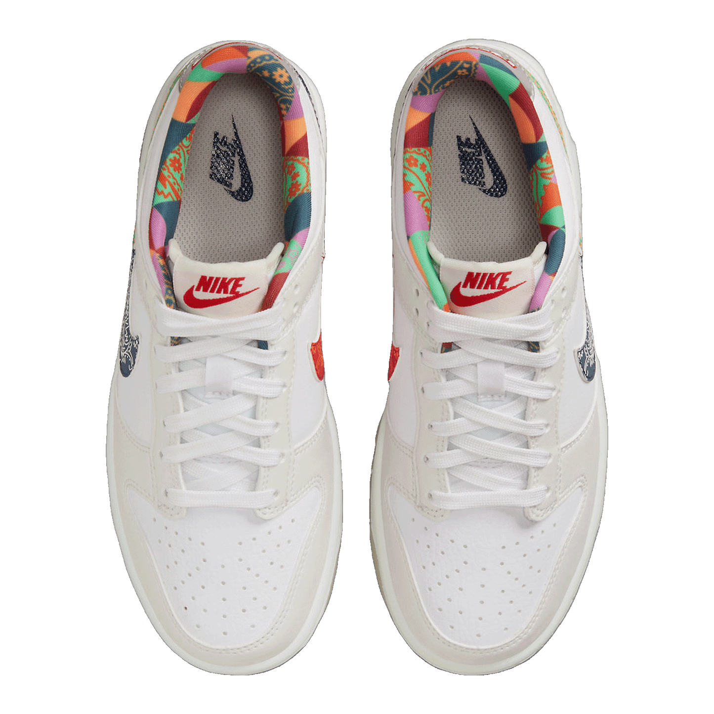 Nike Dunk Low White Multi-Color Paisley (GS) FN8913-141