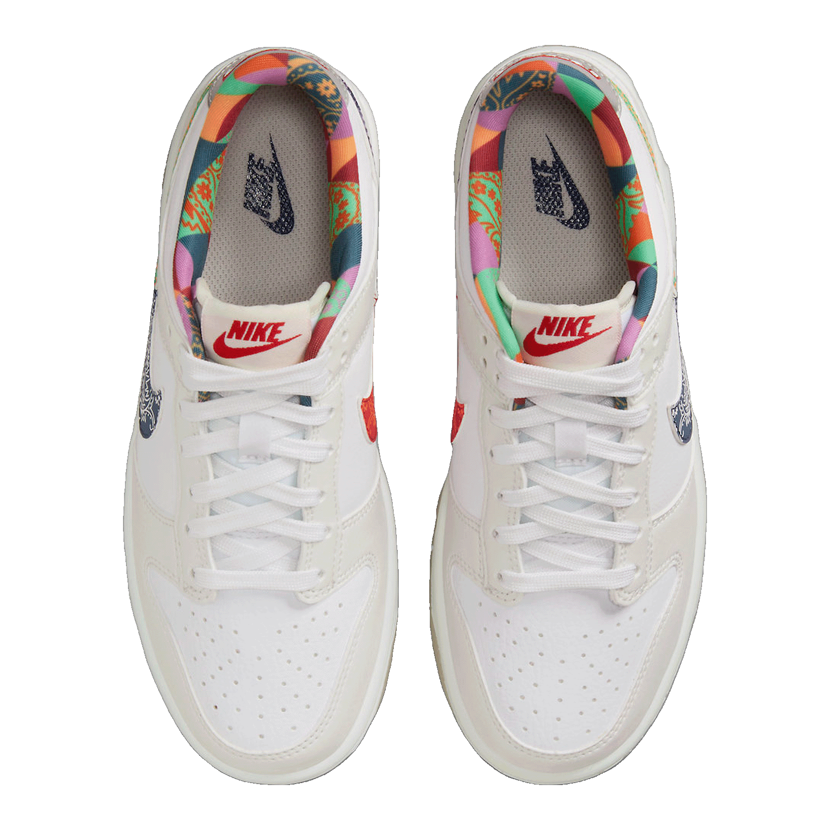 Nike Dunk Low White Multi-Color Paisley (GS) FN8913-141
