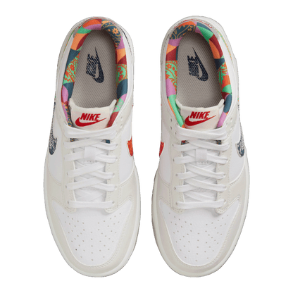 Nike Dunk Low White Multi-Color Paisley (GS) FN8913-141