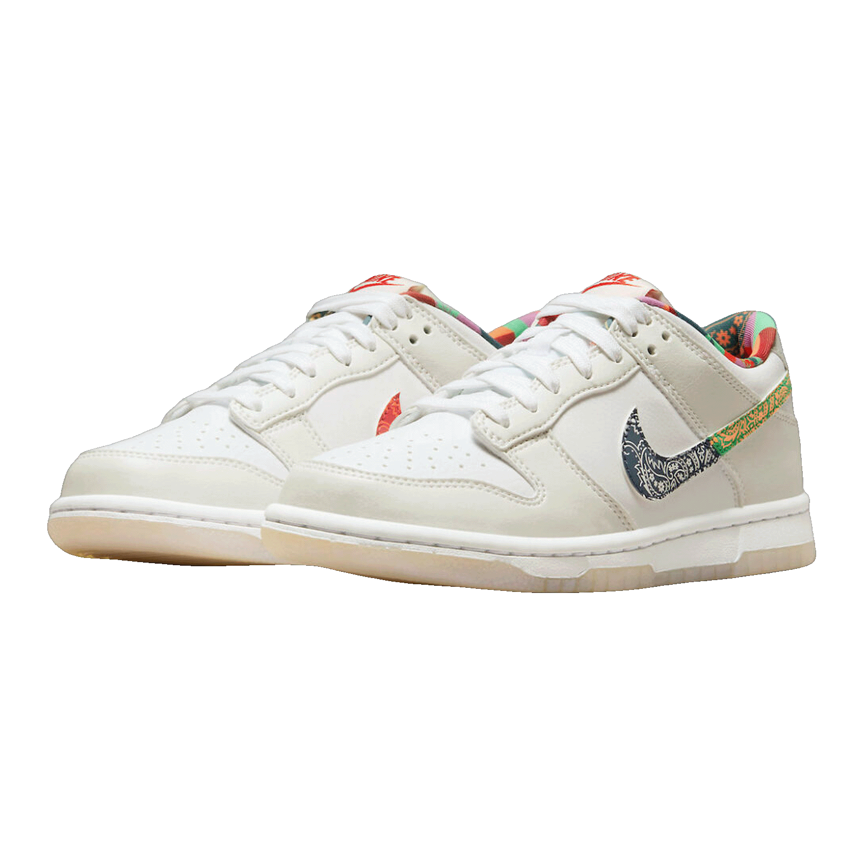 Nike Dunk Low White Multi-Color Paisley (GS) FN8913-141