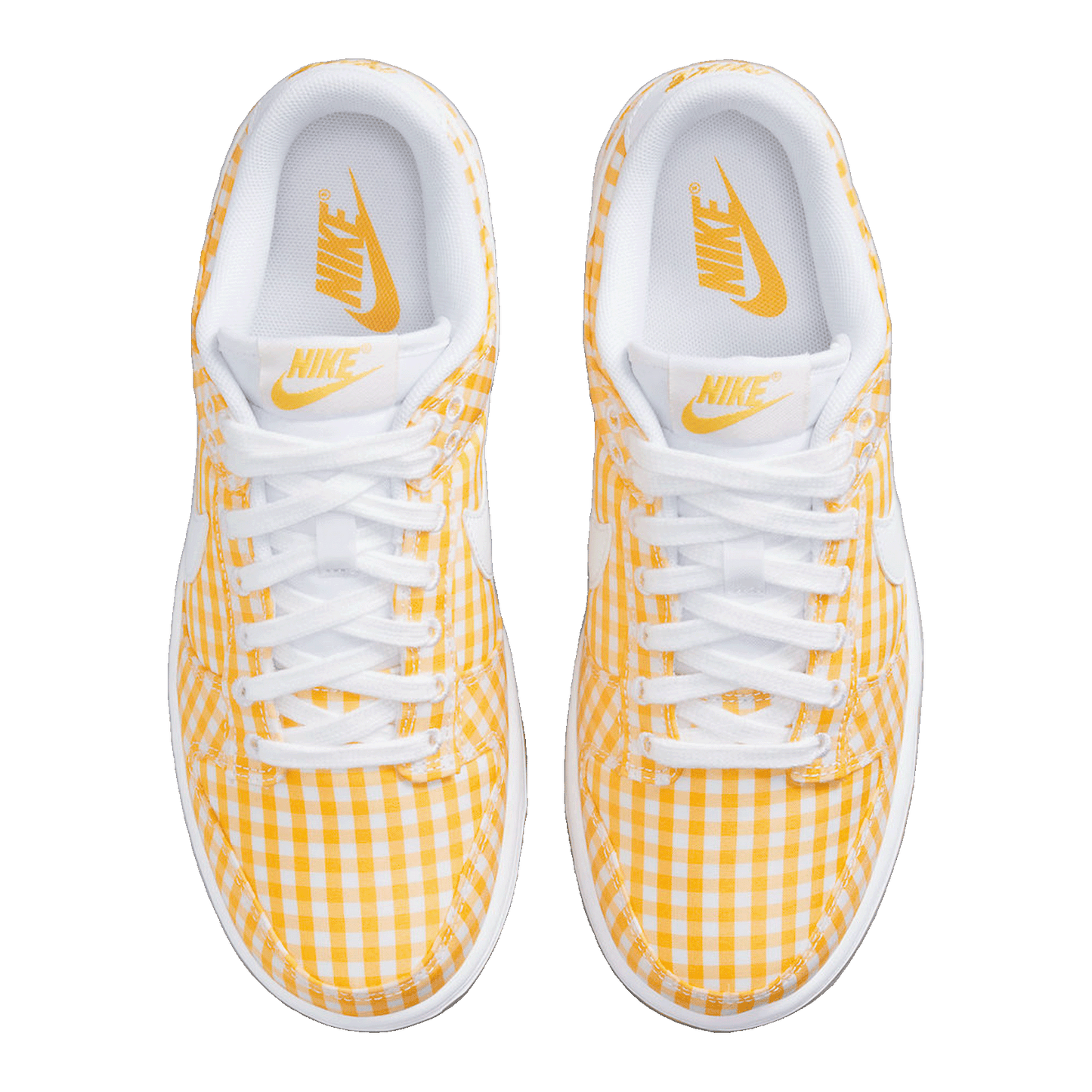 Nike Dunk Low Yellow Gingham (W) Oben