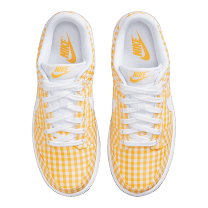 Nike Dunk Low Yellow Gingham (W) Oben