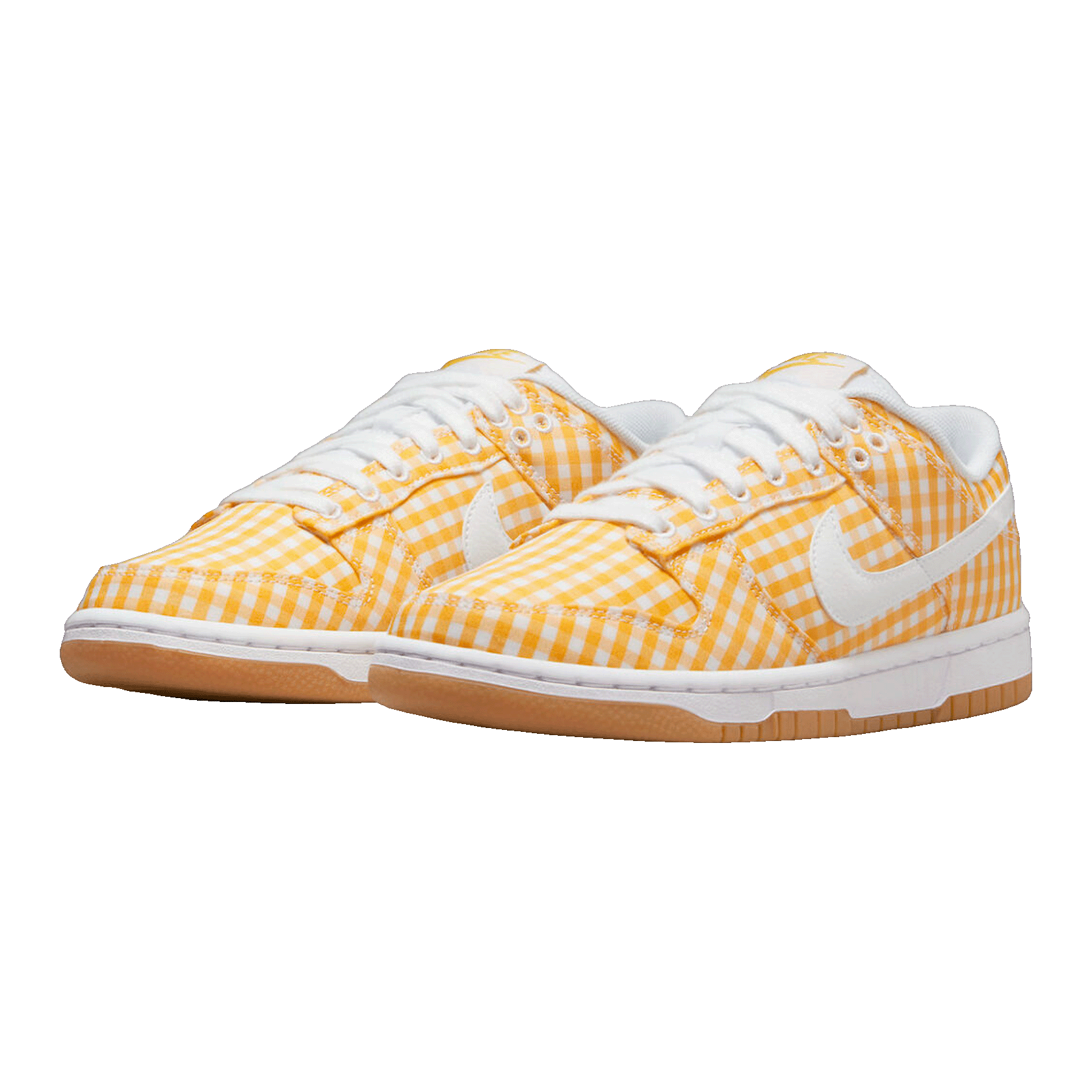 Nike Dunk Low Yellow Gingham (W) Side