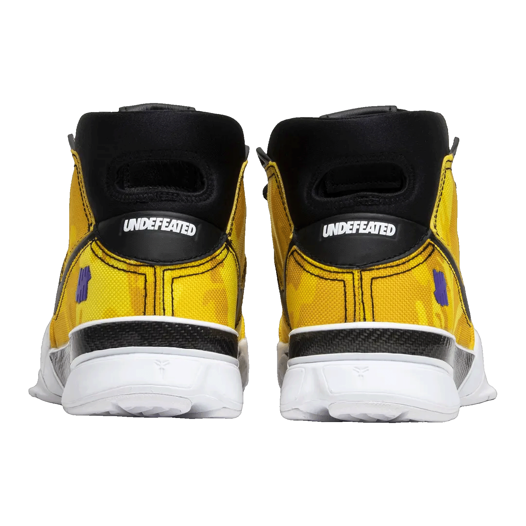 Nike Kobe 1 Protro Undefeated Yellow Camo (La Brea) Back BV1207-901