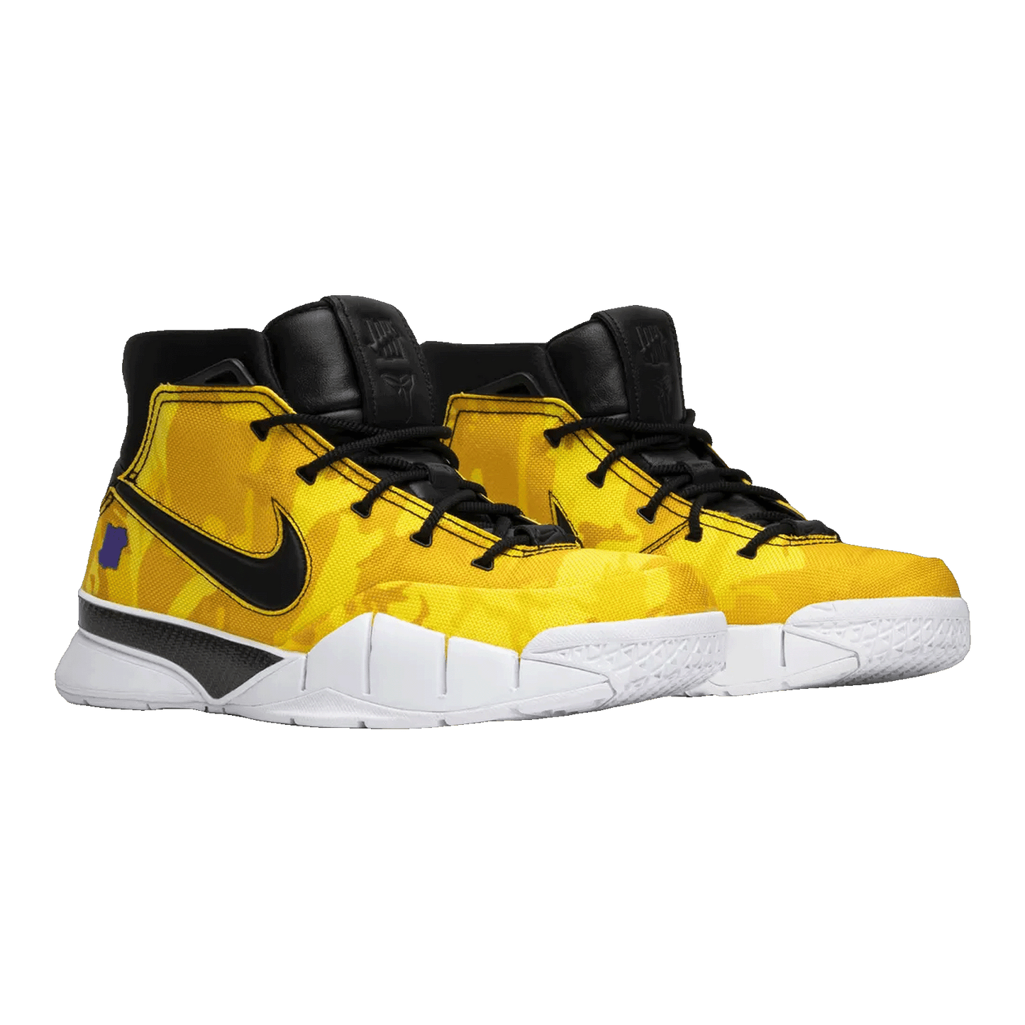 Nike Kobe 1 Protro Undefeated Yellow Camo (La Brea) Side BV1207-901