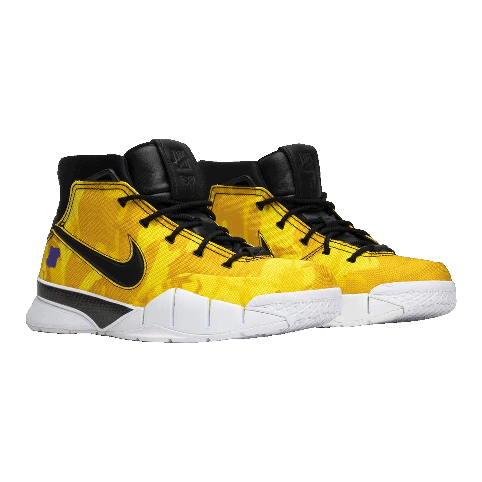 Nike Kobe 1 Protro Undefeated Yellow Camo (La Brea) Side BV1207-901