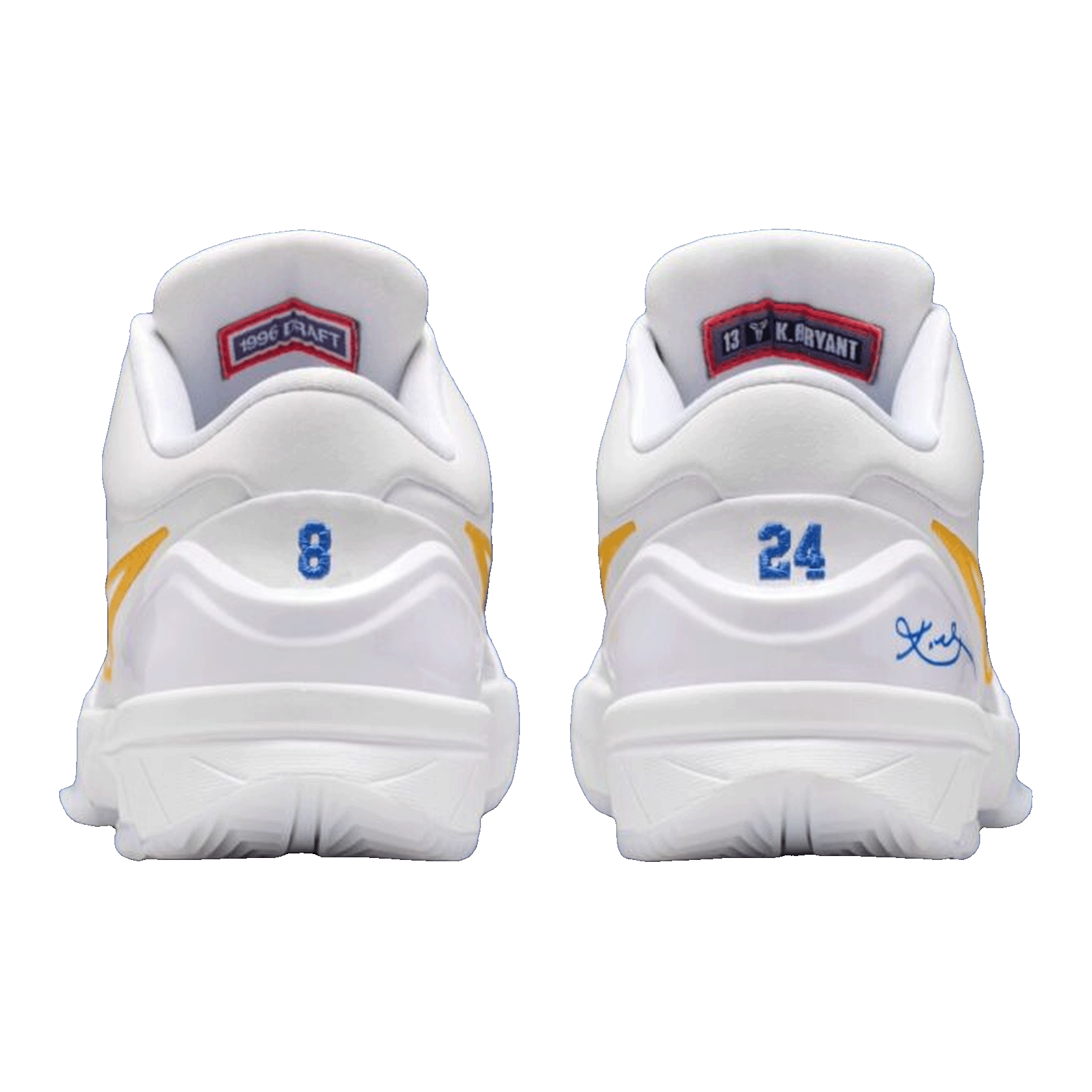 Nike Kobe 4 Draft Day Pack White Glacier Blue (GS) Back IQ4110-100