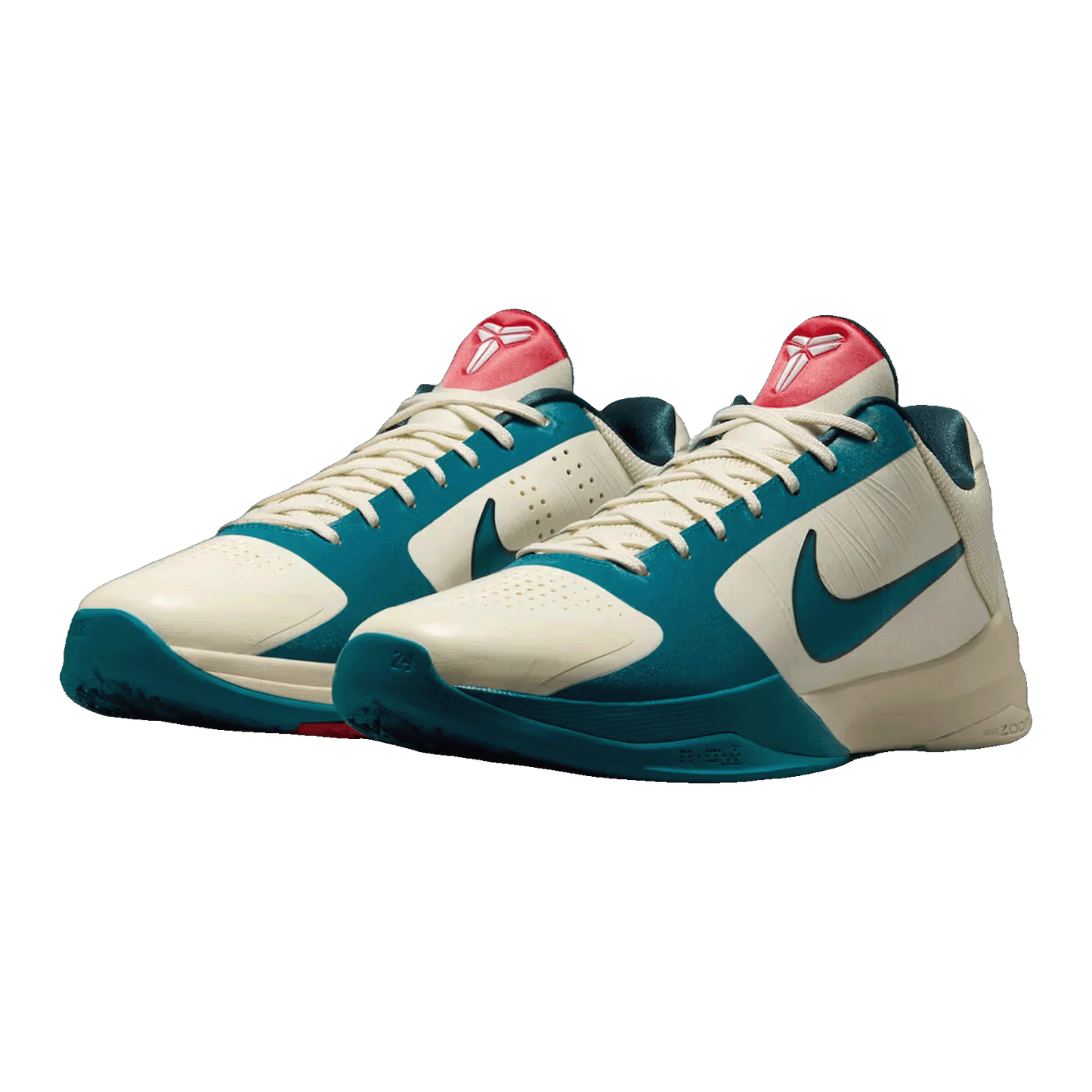 Nike Kobe 5 Protro Caitlin Clark Coconut Milk Spruce Side IZ1852-100
