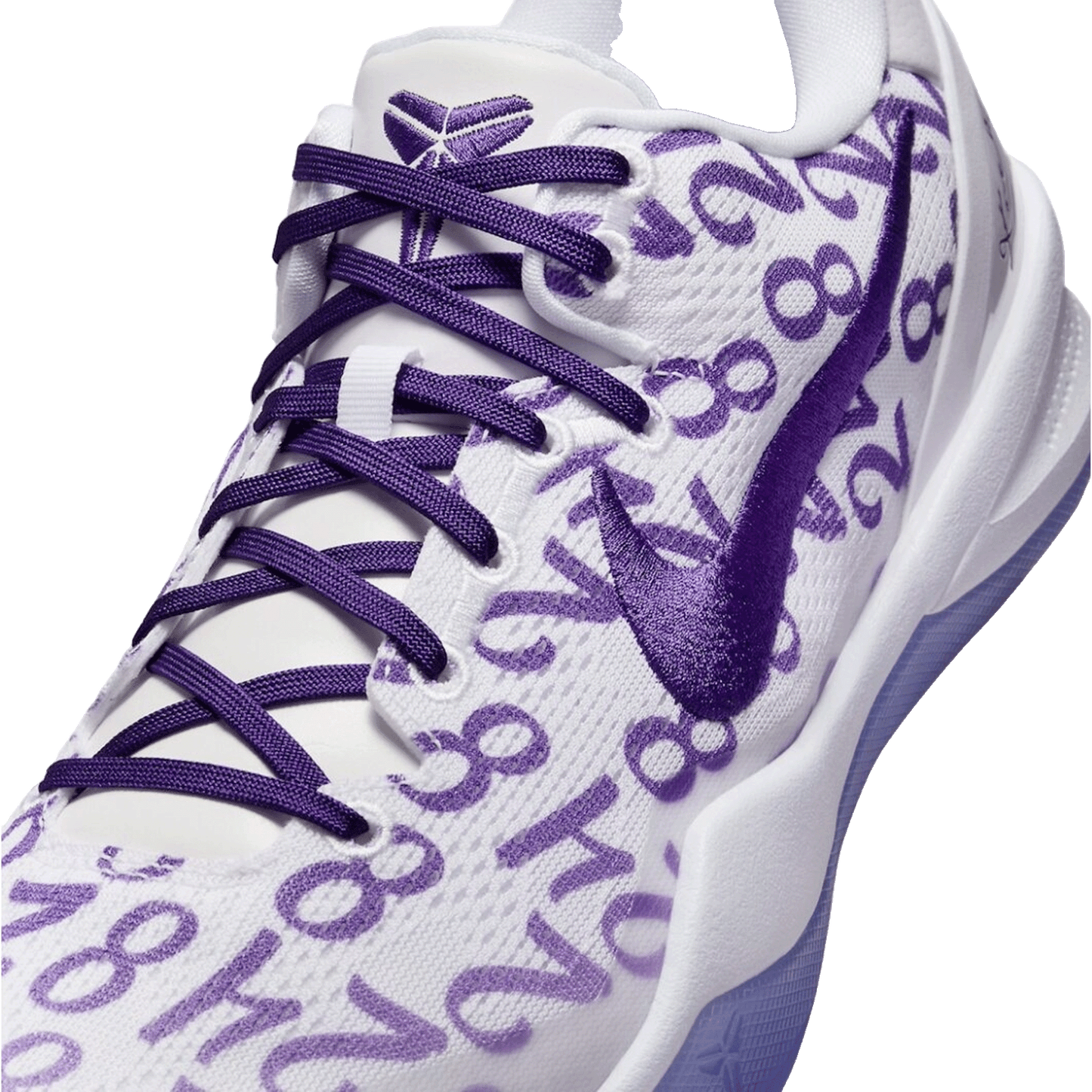 Nike Kobe 8 Protro Court Purple (GS) Tongue