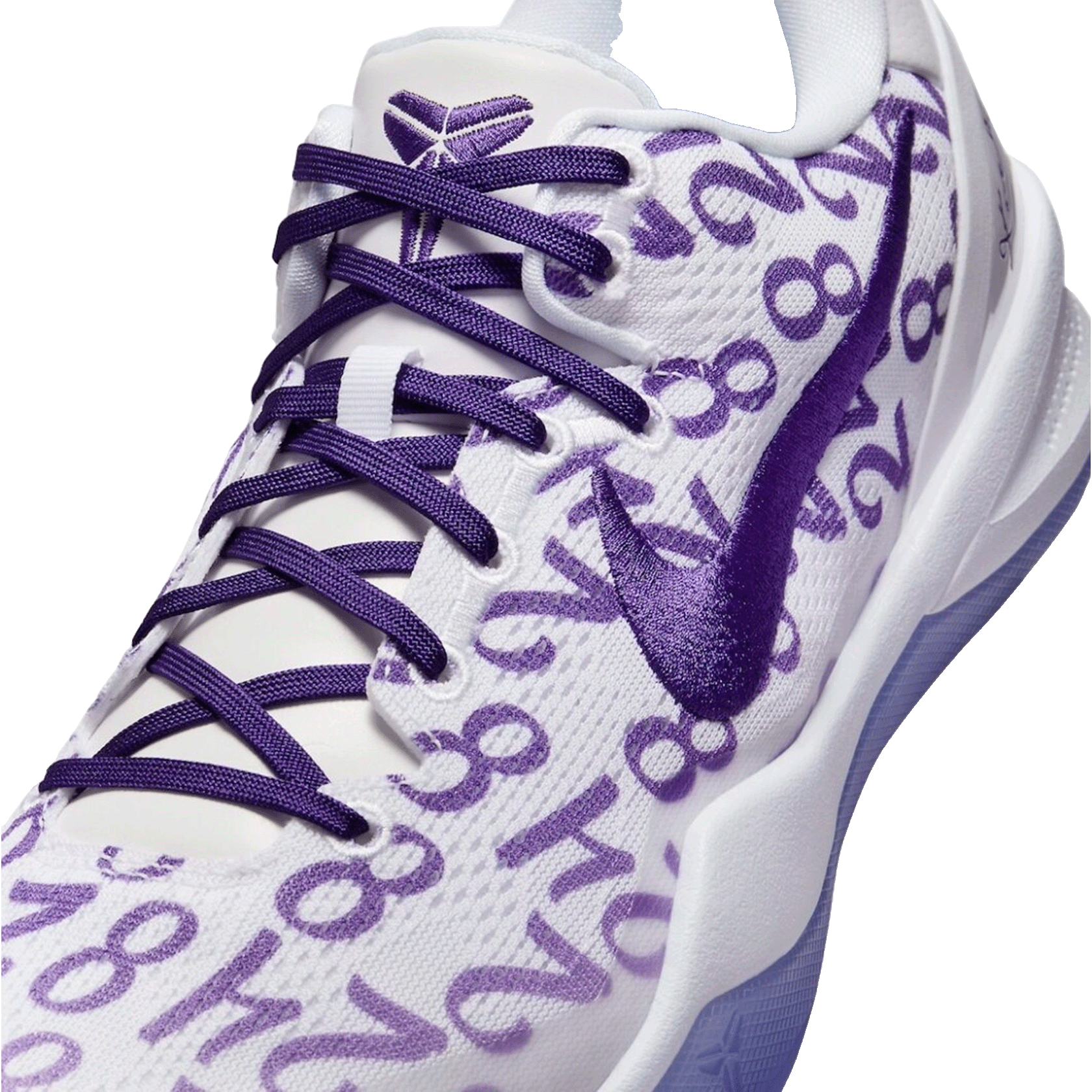 Nike Kobe 8 Protro Court Purple (GS) Tongue