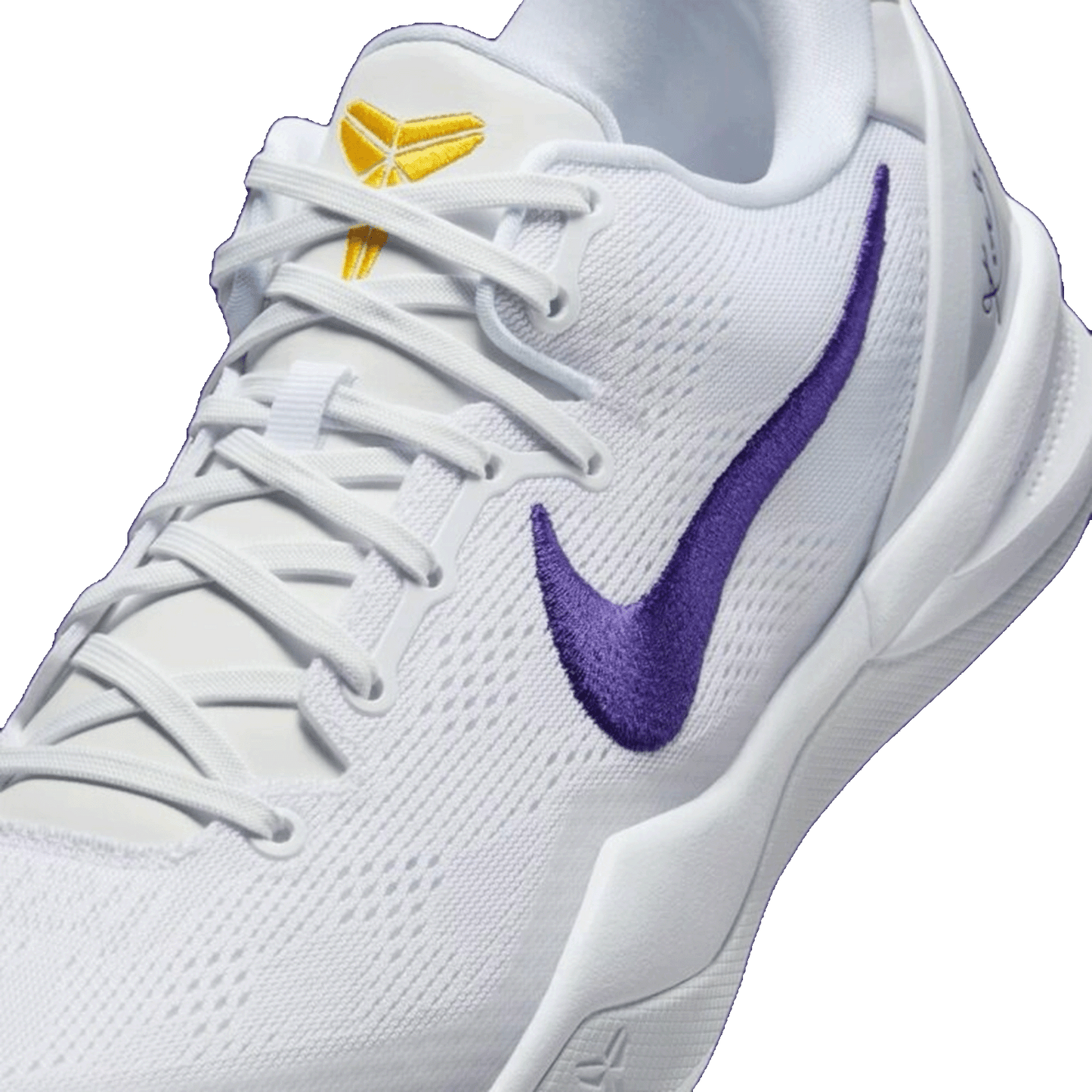 Nike Kobe 8 Protro Lakers Home Tongue