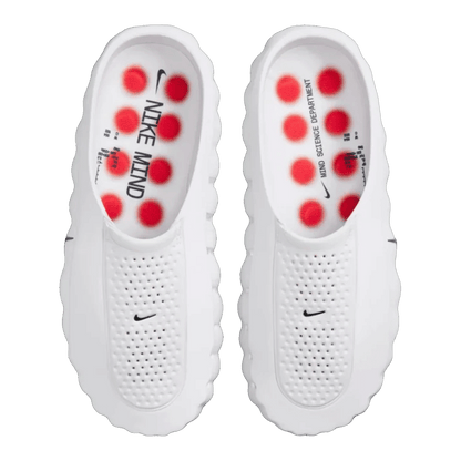 Nike Mind 001 Slide White Speed Red Oben HQ4307-101