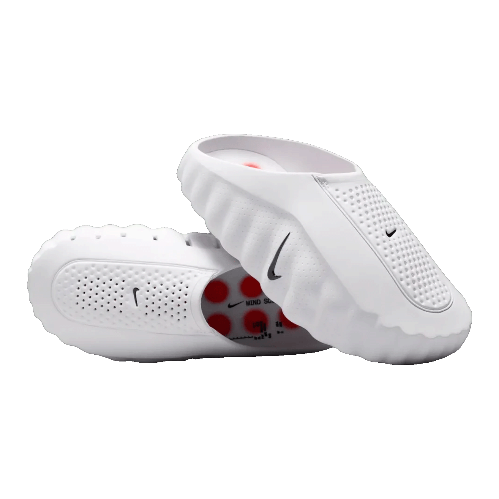 Nike Mind 001 Slide White Speed Red Side HQ4307-101