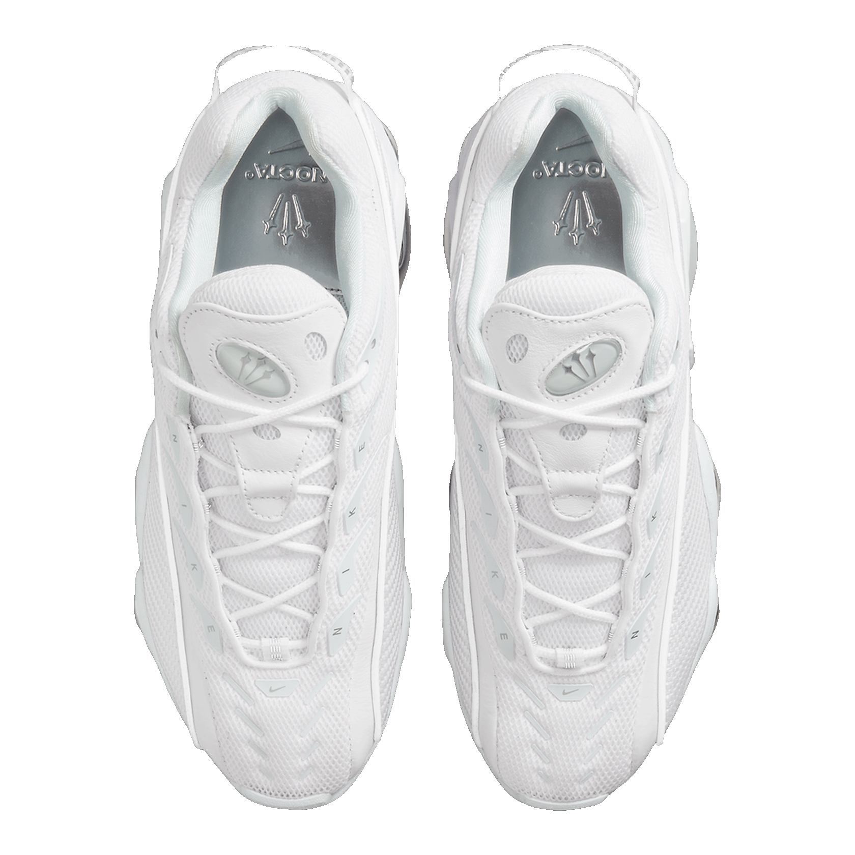 Nike NOCTA Glide Drake White Chrome Oben